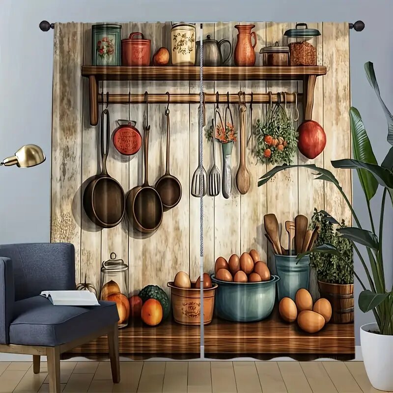 Home Cooking Youtube - Kuchnia w stylu retro farmhouse, wzorzyste