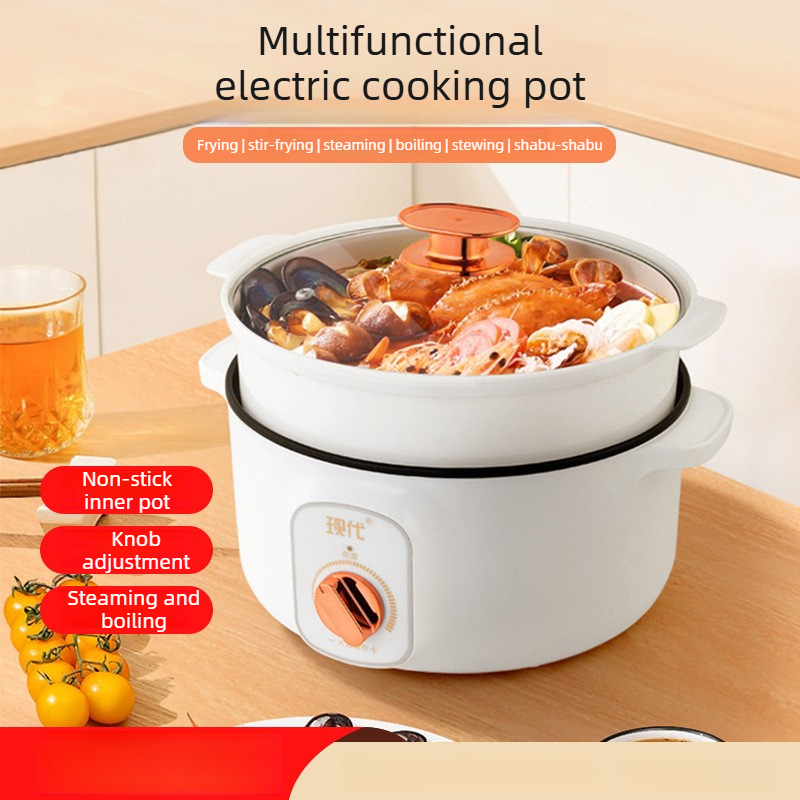 Home Cooking Electric - Wielofunkcyjny Mini Elektryczny Garnek Przenośny Elektryczny