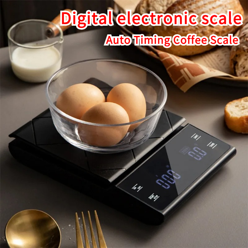 Home Cooking Electric - Waga kuchenna precyzyjna 3kg/0,01g z timerem