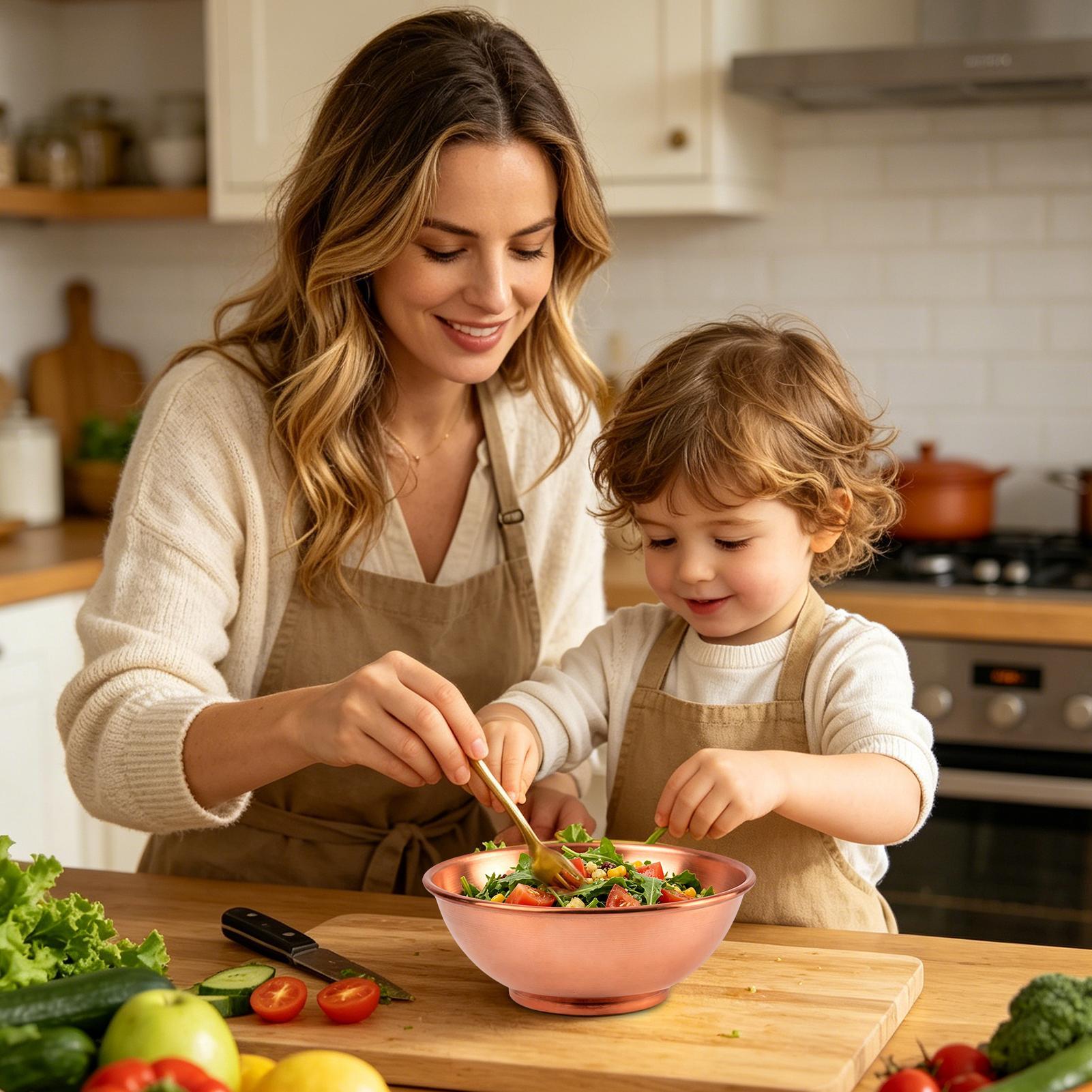 Miedziana miska Duże pojemniki – Home Cooking Kitchen recenzja i cena